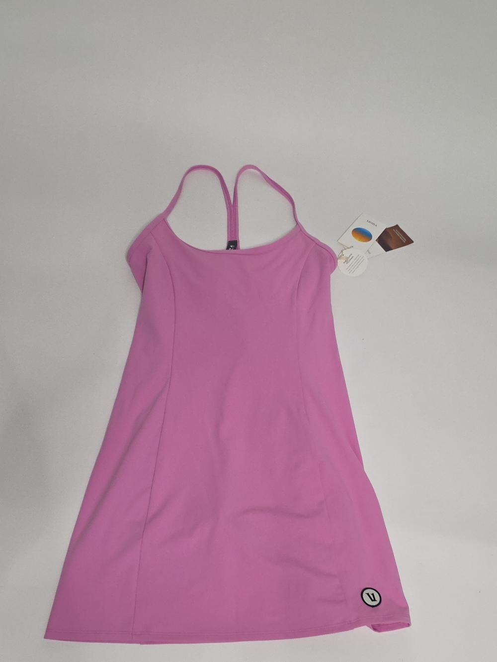 NWT Women's Vuori "ONE SHOT TENNIS DRESS" in Azealea Pink Size Small
